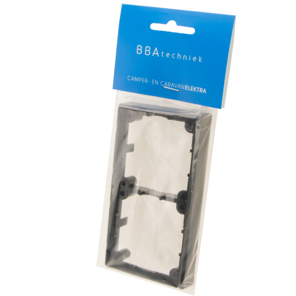 BBAtechniek - Afstandsraam 2-vak hoog zwart S20.000 (1x)