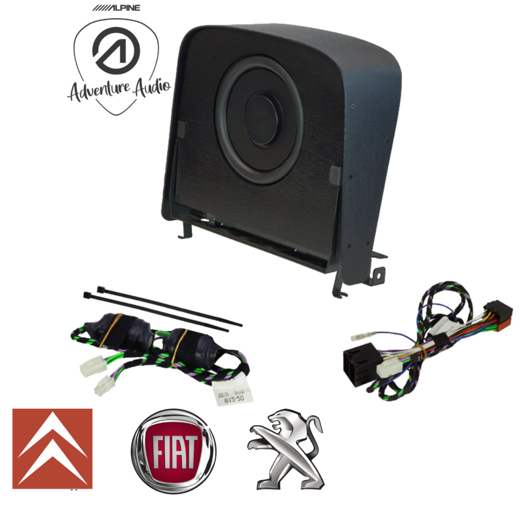 BBAtechniek - Alpine subwoofer SWC-D84S (1x) 