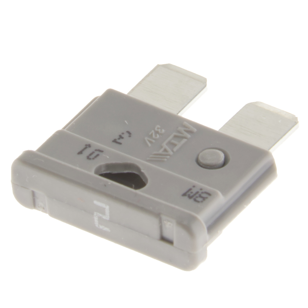 BBAtechniek - Standaard steekzekering 2A grijs (25x)