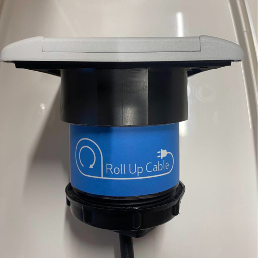 BBAtechniek - ROLL-UP-CABLE 2.0 20m donker grijs MKII( (1x)