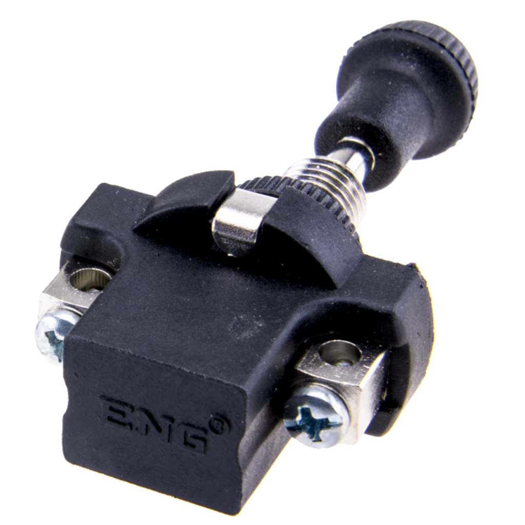 BBAtechniek - 24V 16A 2-polig On-Off trekschakelaar lang (10x)