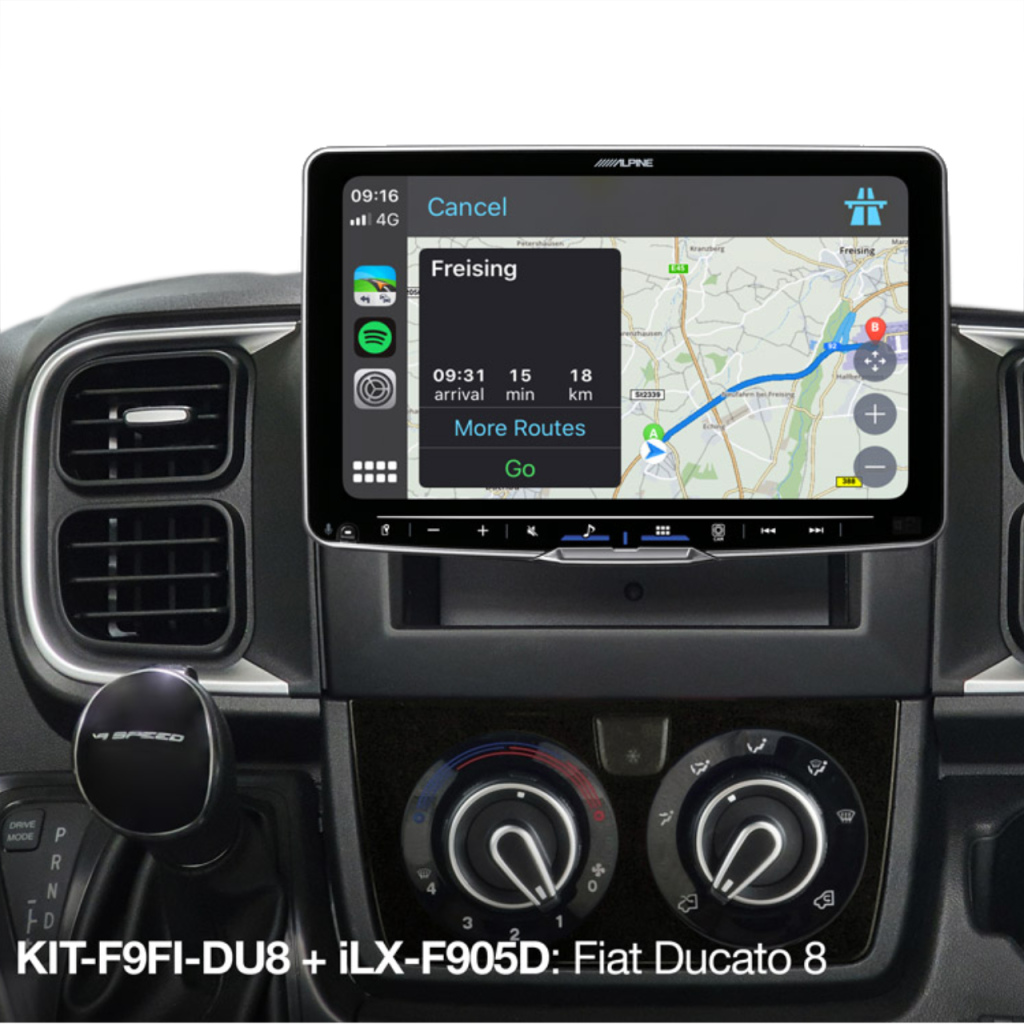 BBAtechniek - Alpine inbouwkit Fiat Ducato MY22 KIT9F9FIDU8 (1x)