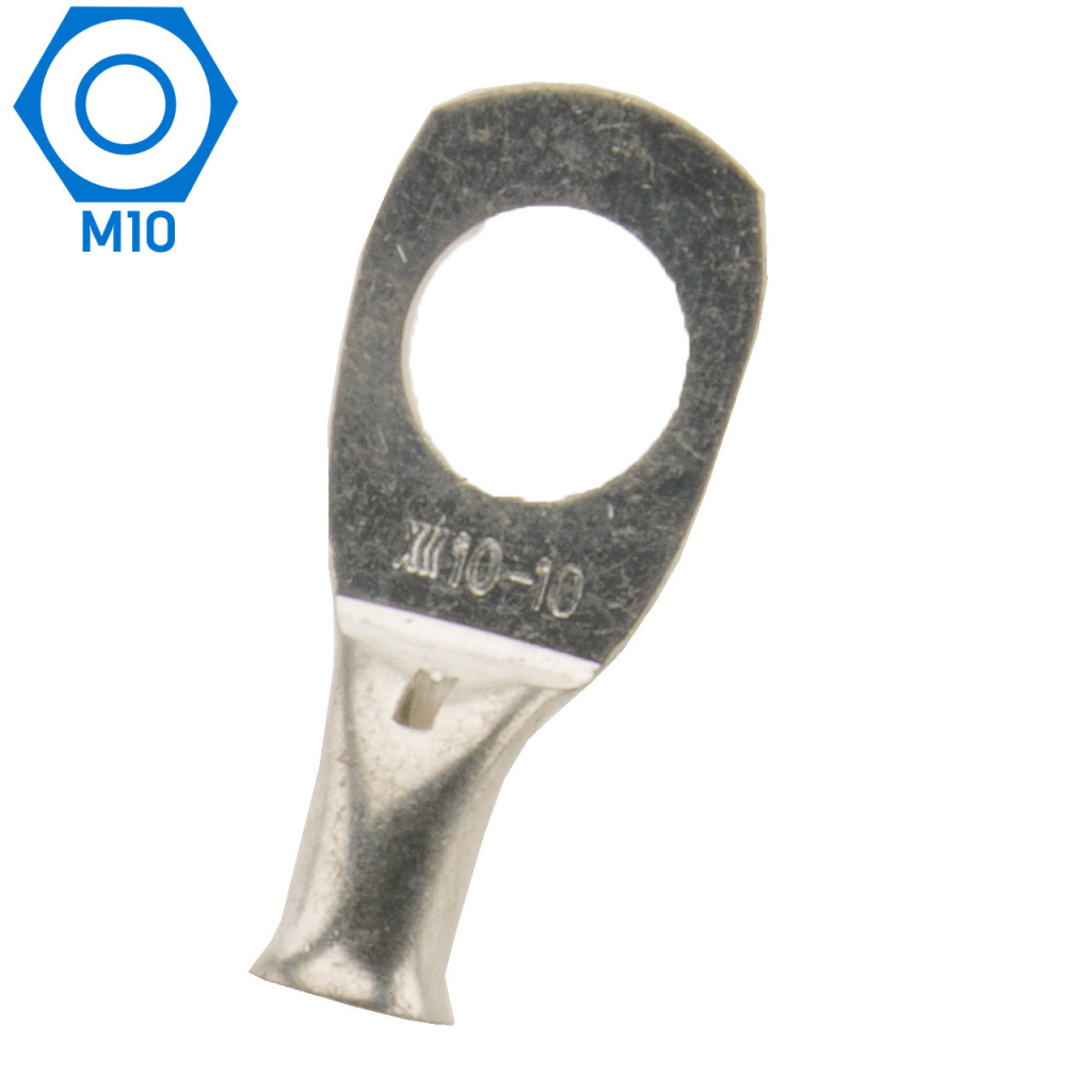 BBAtechniek - 10mm² M10 gesloten kabeloog (50x)
