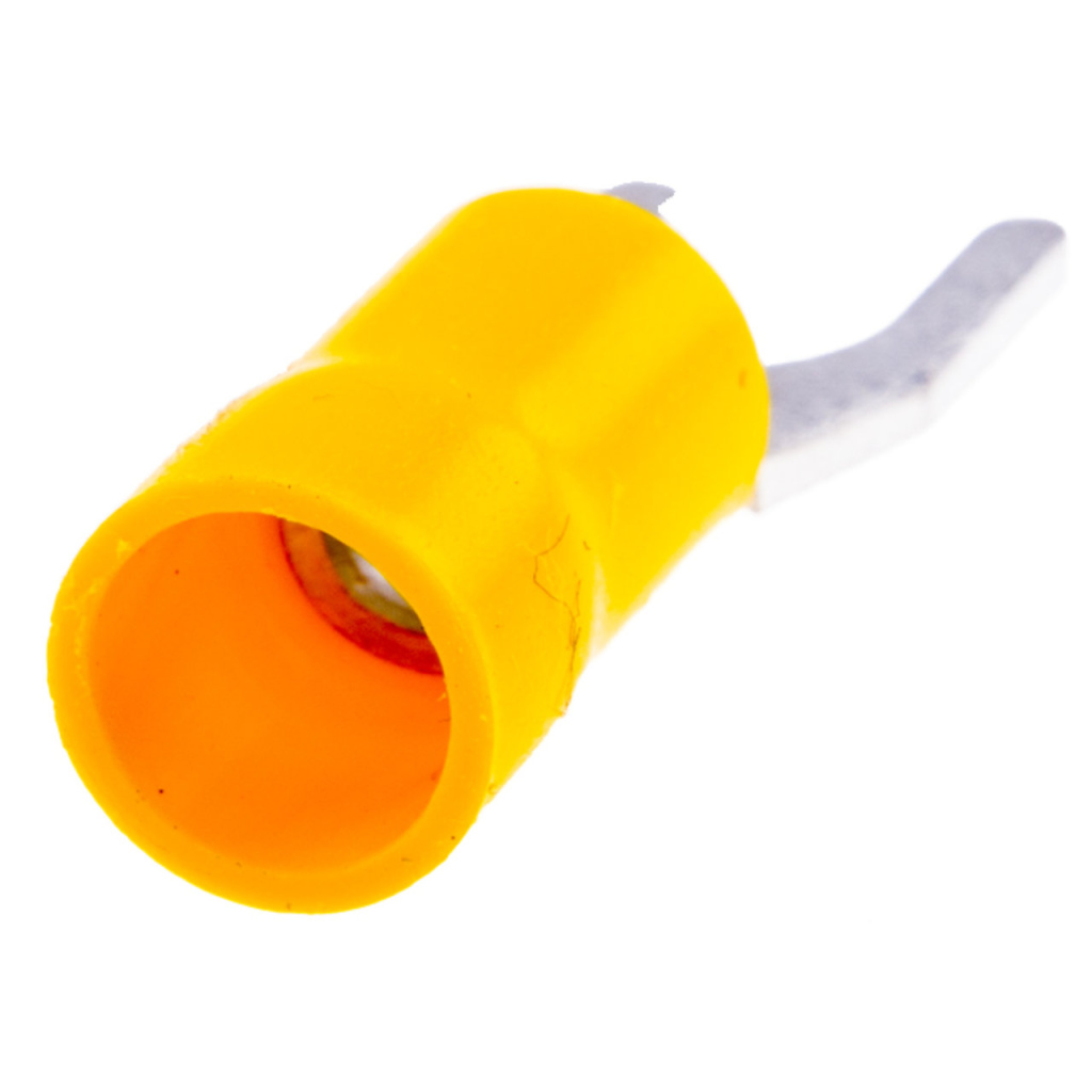 BBAtechniek - Kabelschoen vork Ø5.3mm geel (5x)