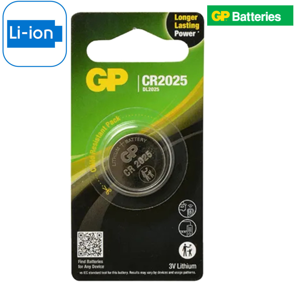 BBAtechniek - 3V CR2025 GP knoopcel batterij 165mA (1x)