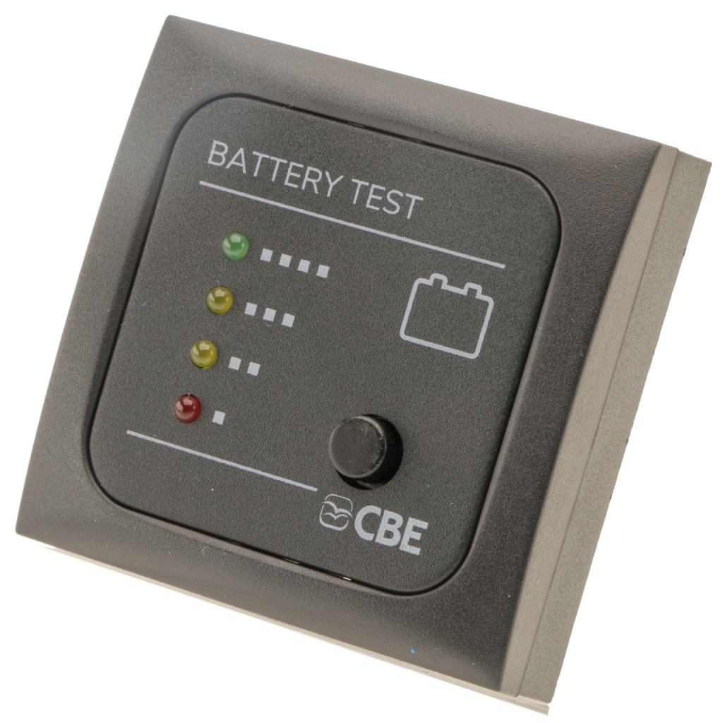 BBAtechniek - CBE 12V accu voltage testpaneel LED (1x)