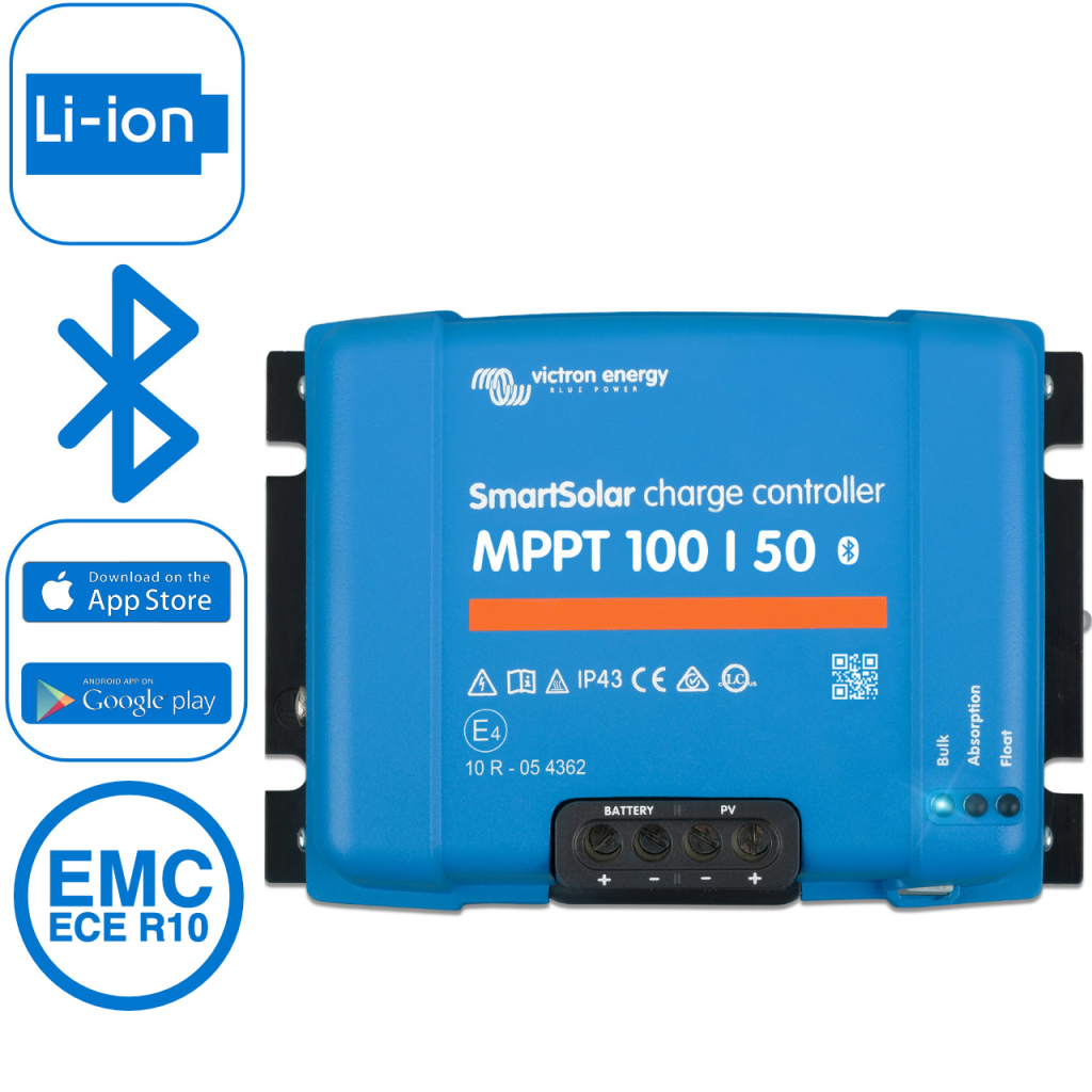 BBAtechniek - Victron SmartSolar MPPT 100/50 12/24V (1x)