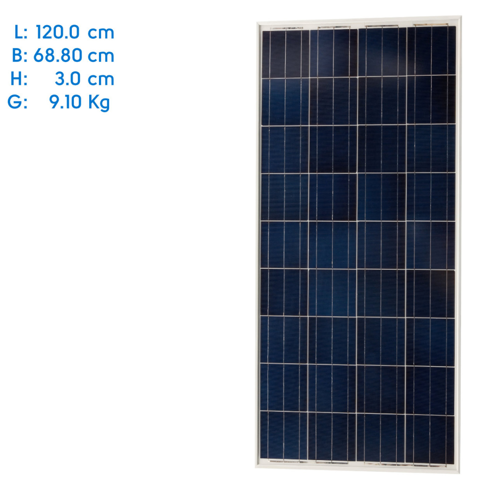 BBAtechniek - 130Wp 120x66.8x3cm Victron BlueSolar mono  (1x)