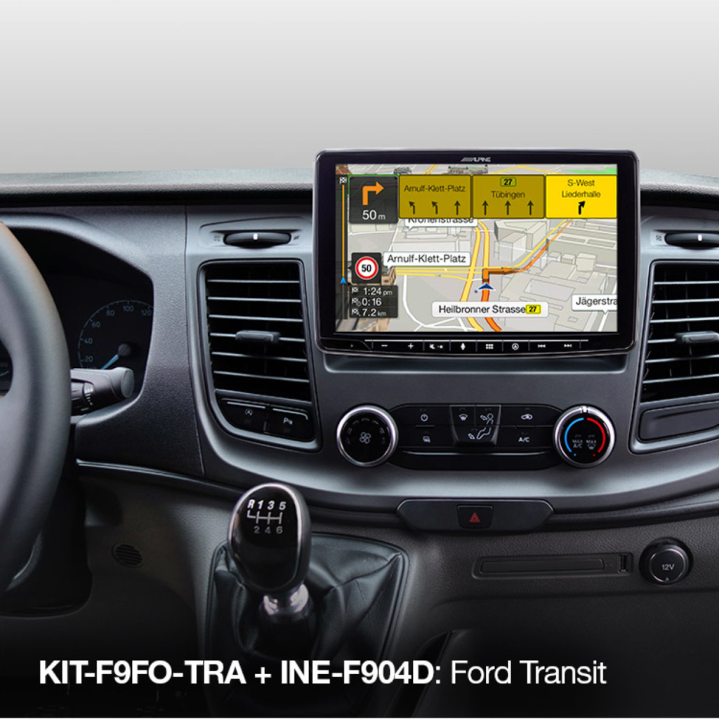 BBAtechniek - Alpine 9” inbouwkit Ford KIT-F9FO-TRA (1x)