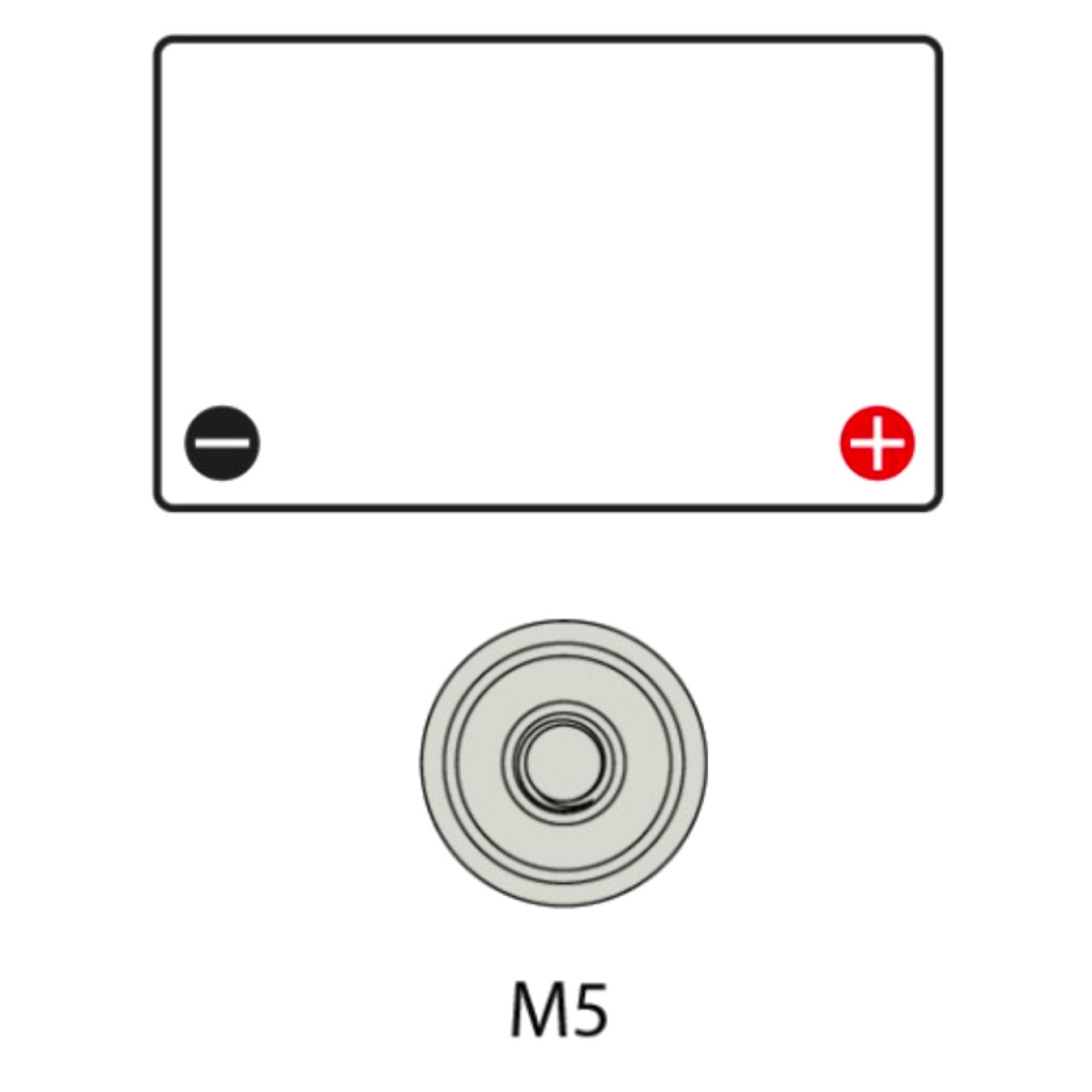 BBAtechniek - 12V 24Ah Aces Lithium accu zonder lader (1x) 
