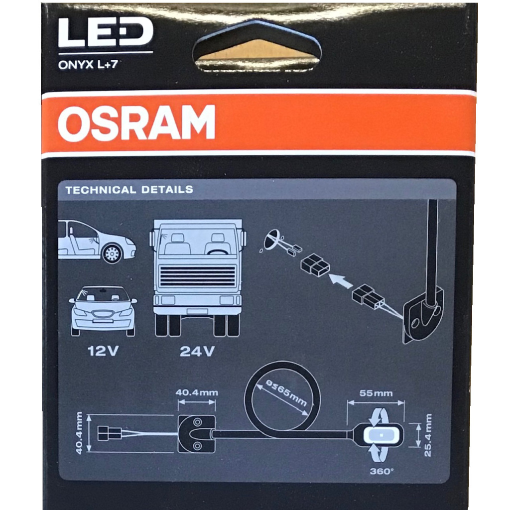 BBAtechniek - Osram flexible LED leeslamp 12/24V (1x)