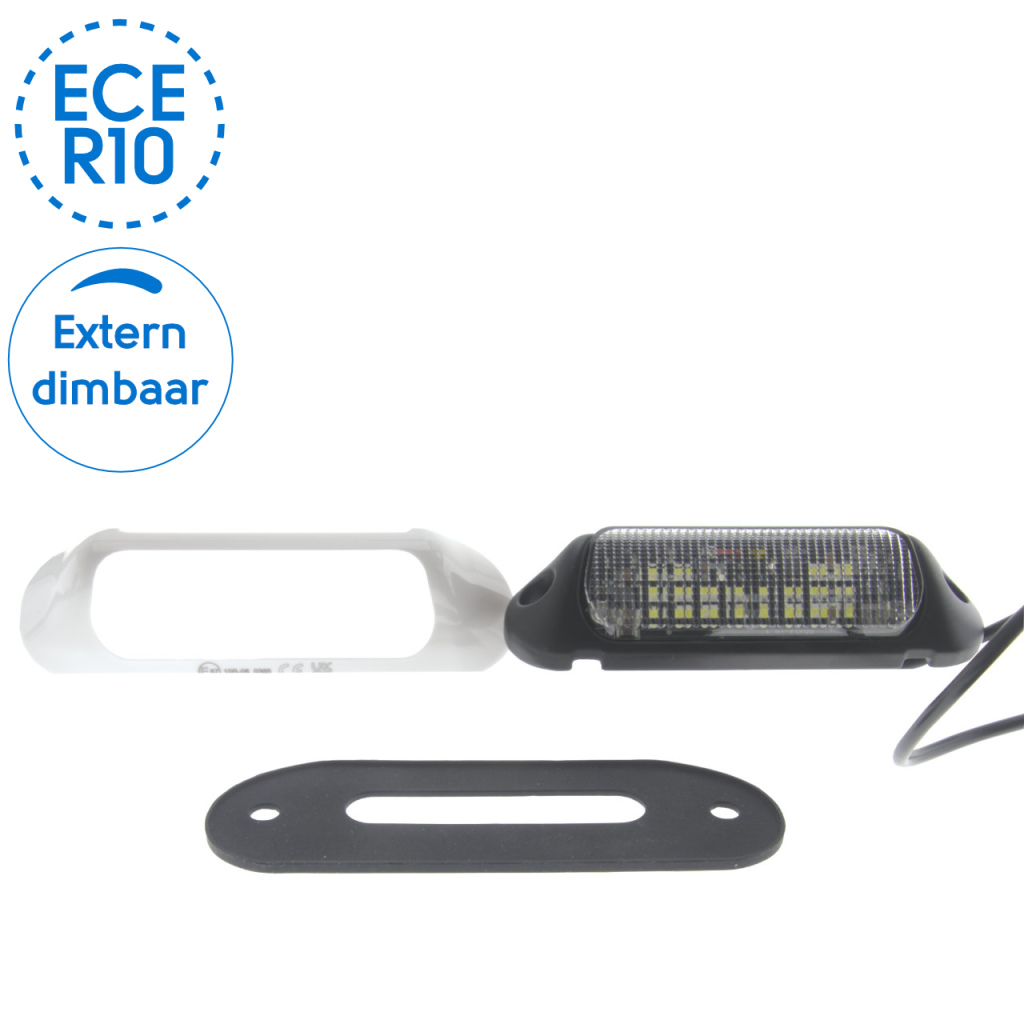 BBAtechniek - Calabria verstraler wit 12V 40W ECE R10(1x)