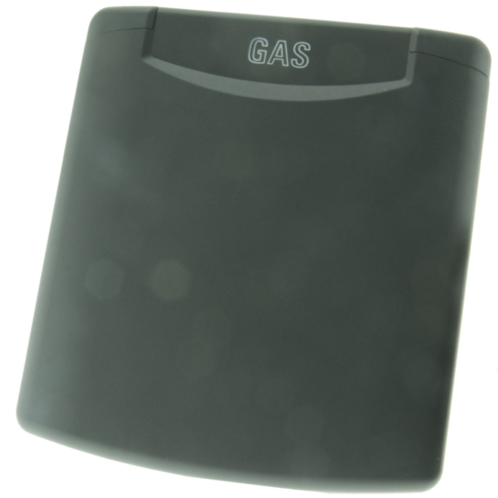 BBAtechniek - Losse klep gas icoon donker grijs (1x)