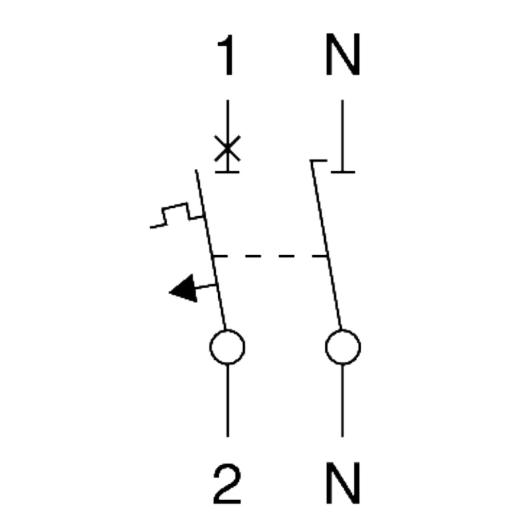 BBAtechniek - Installatieautomaat PLN6 B13 2P+N 18mm 6Ka (1x)