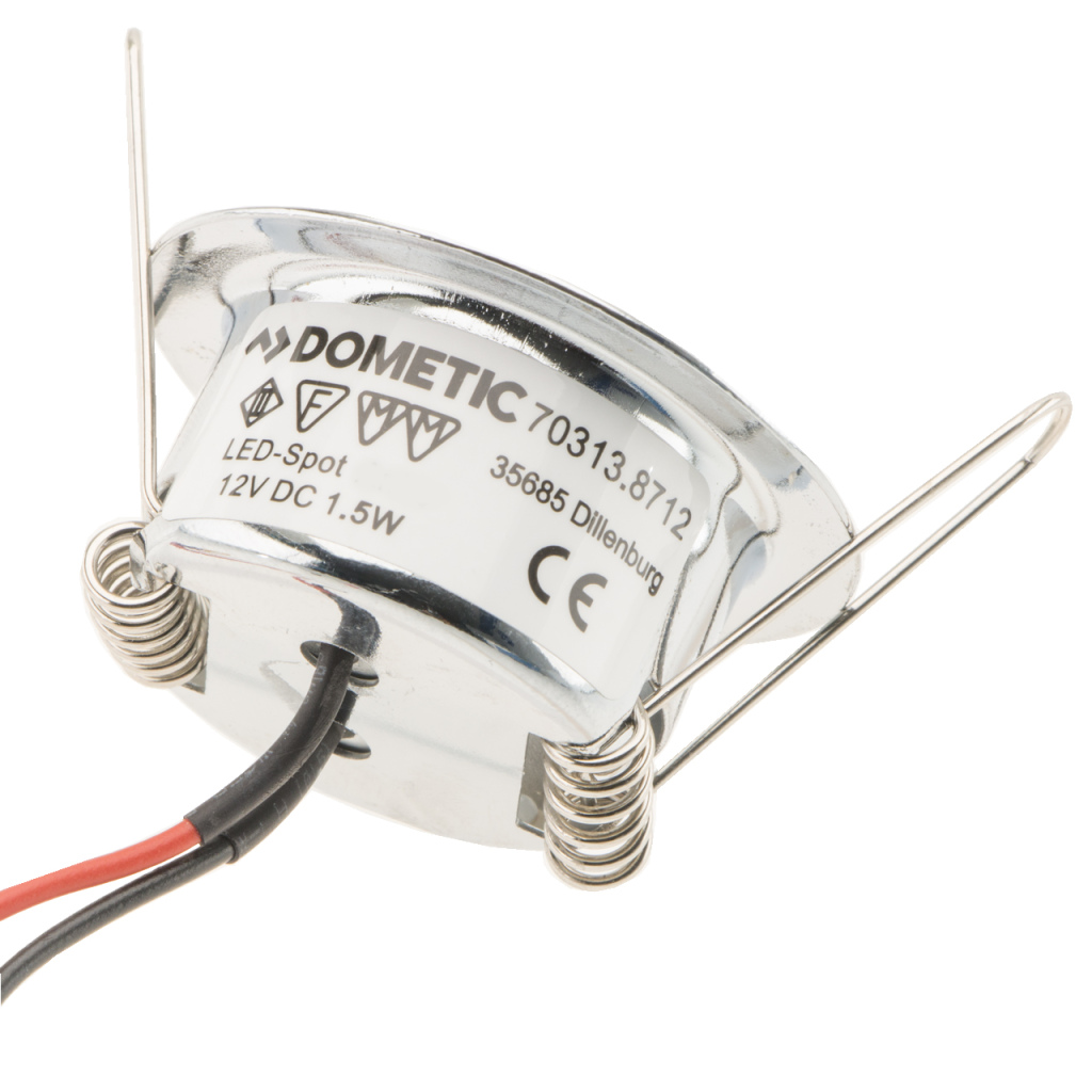 BBAtechniek - Dometic LED spot Anke 12V 1.5W chroom (1x)