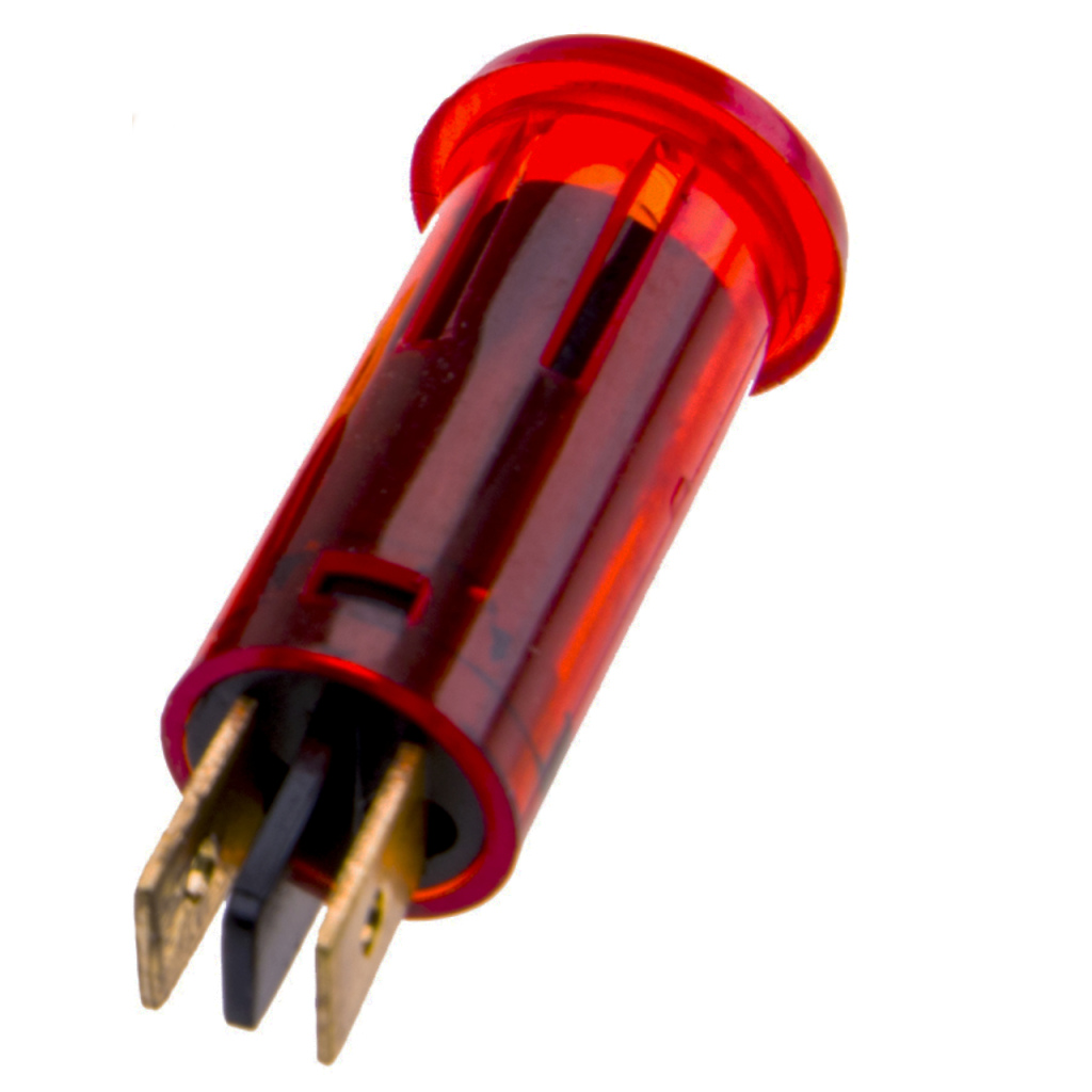 BBAtechniek - Waarschuwingslampje rood 12V Ø 12.0mm (1x)