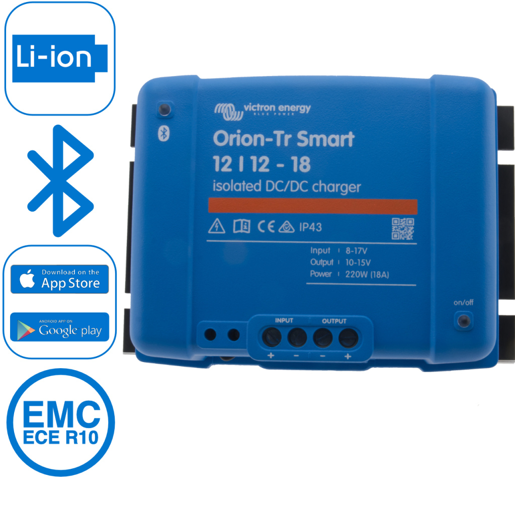 BBAtechniek - Victron Orion-Tr Smart 12/12-18A 220W (1x)