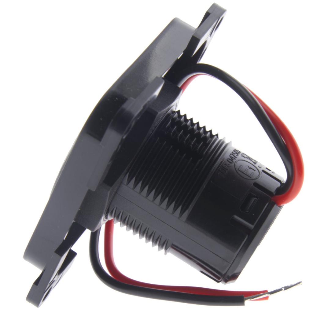 BBAtechniek - USB C/A PD QC 3A 30W inbouw zwart (1x) 