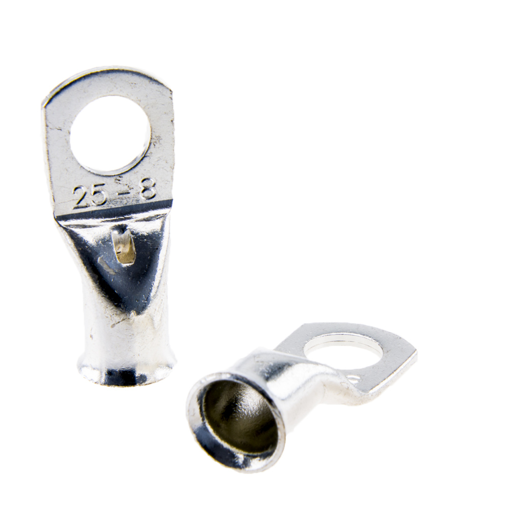 BBAtechniek - 25mm² M8 gesloten kabeloog (10x)