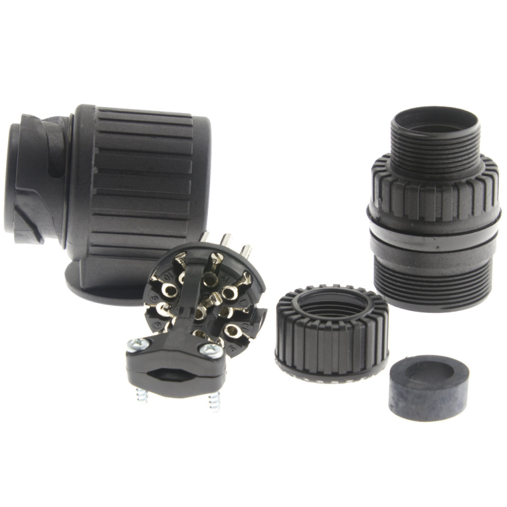 BBAtechniek - Stekker Jeager met isolatie 13-polig (1x)