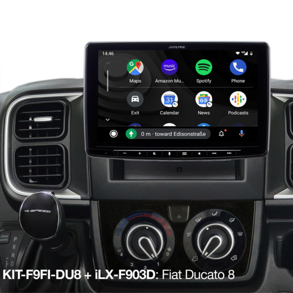 BBAtechniek - Alpine inbouwkit Fiat Ducato MY22 KIT9F9FIDU8 (1x)