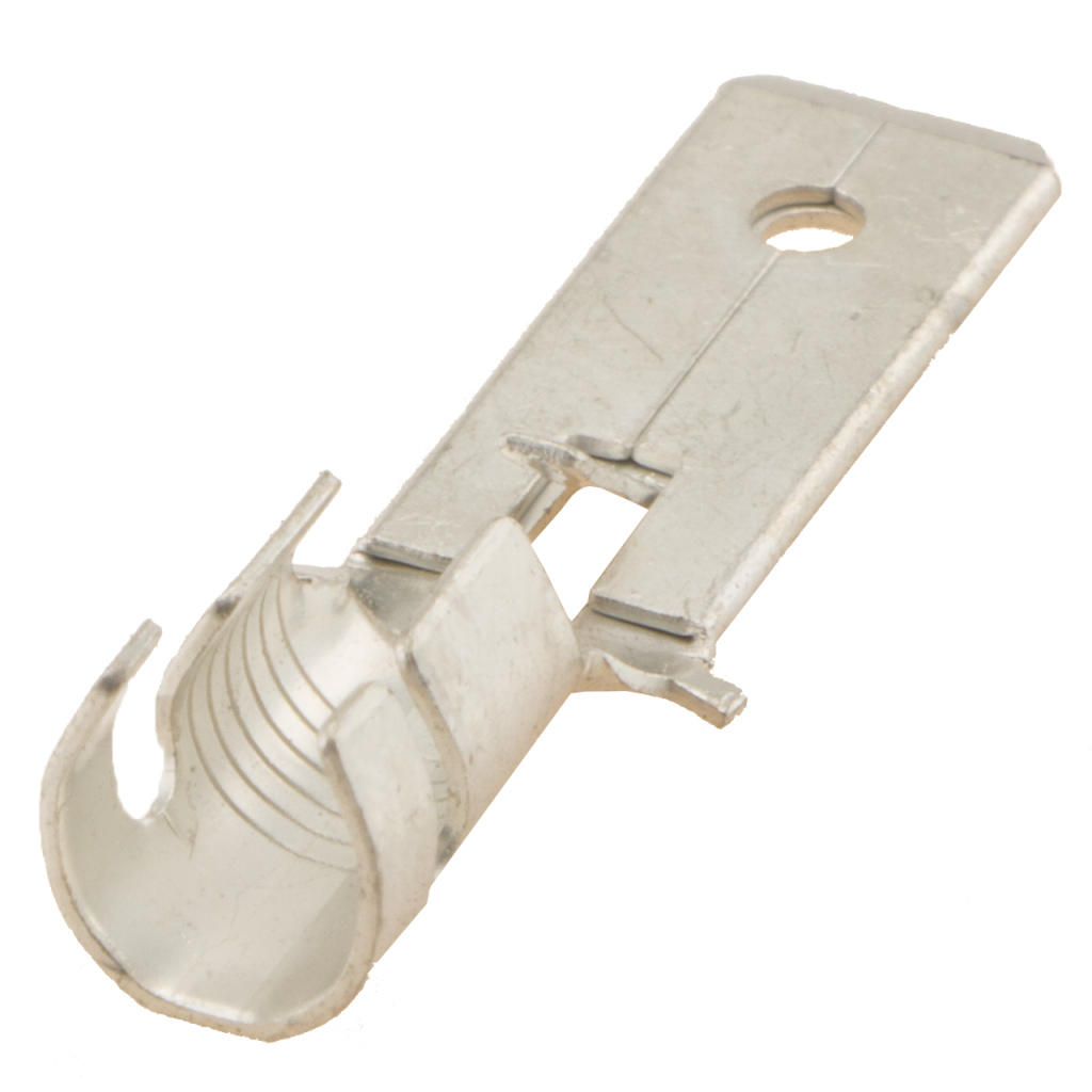 BBAtechniek - Vlaksteker  vertind 6.3, 2.5 -6.0mm² (100x)