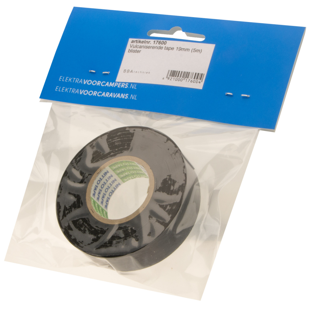 BBAtechniek - Zelfvulcaniserende tape 19mmx5m zwart (1x)