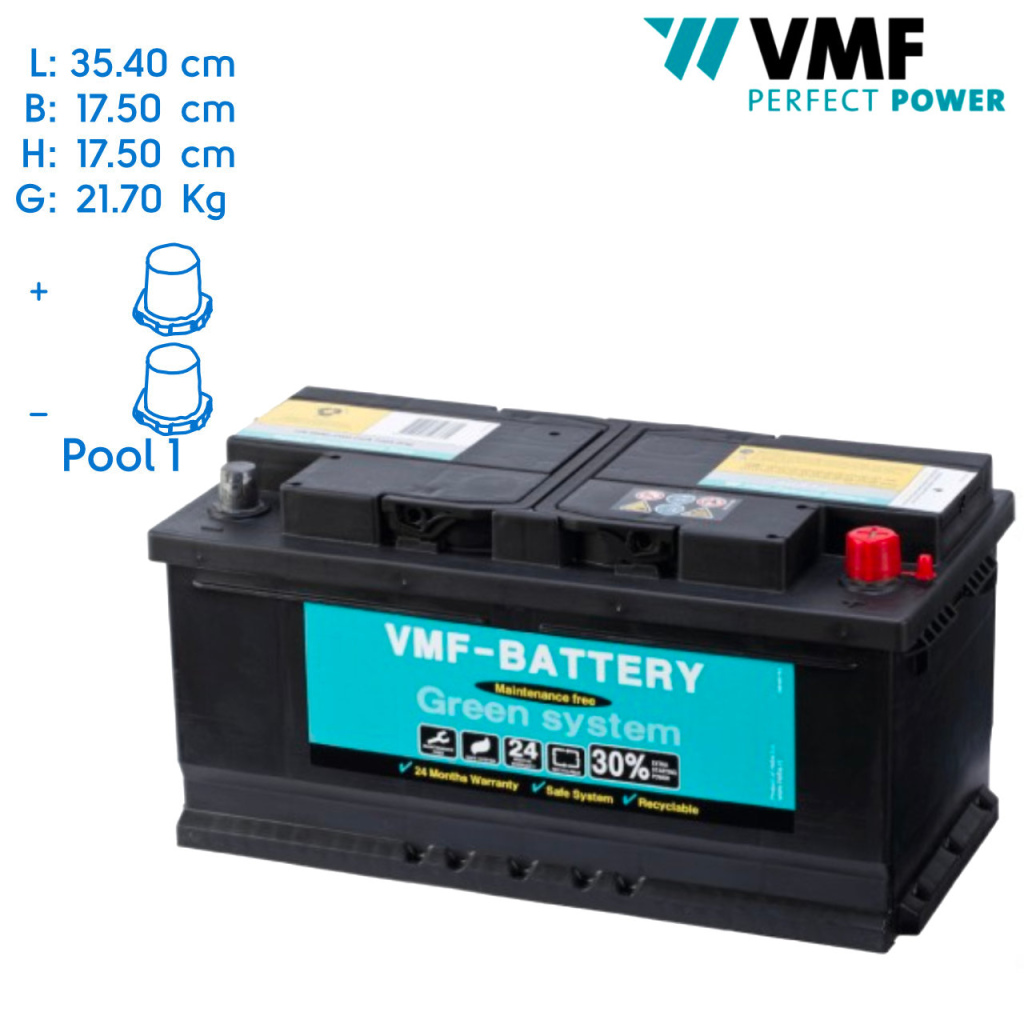 BBAtechniek - 12V 85Ah VMF start accu (1x)